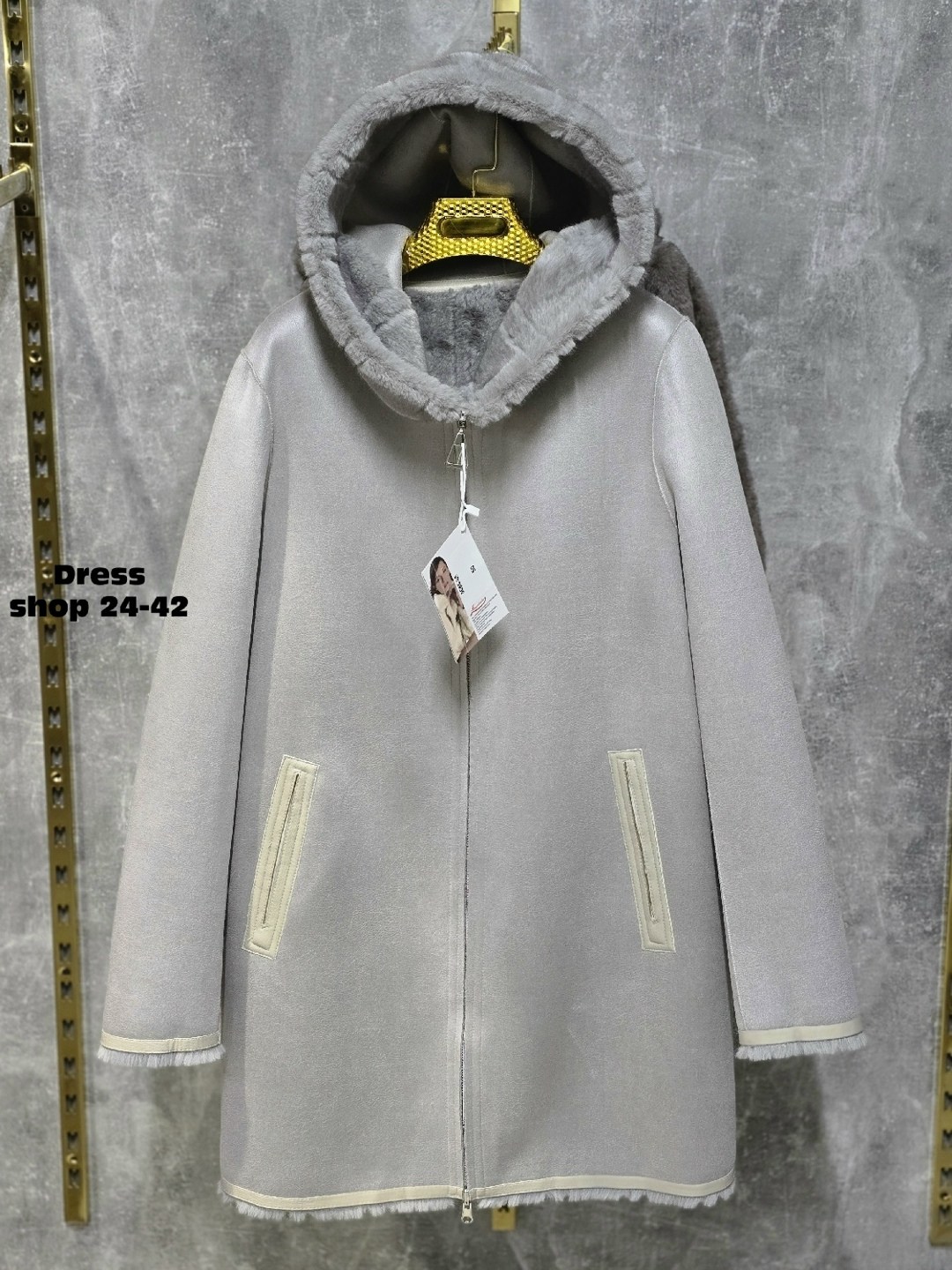 дубленка женская,дубленка двухсторонняя,двусторонняя дубленка,дубленка серая,шуба из мутона