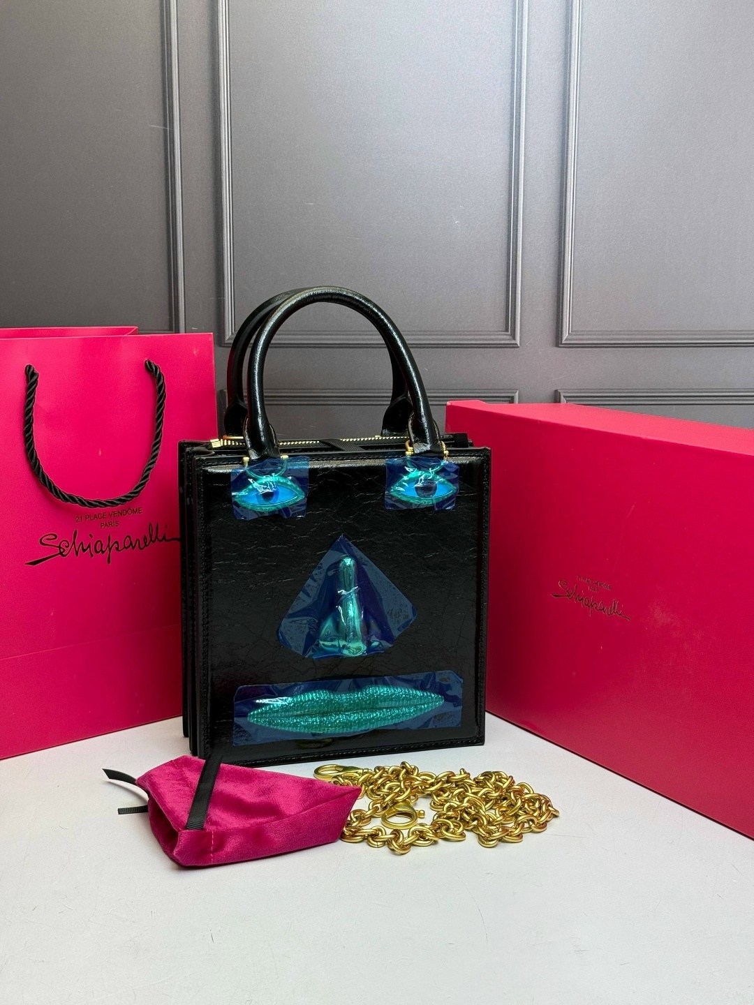 сумка-тоут schiaparelli,сумка schiaparelli,женская сумка schiaparelli,брендовая женская сумка,сумка