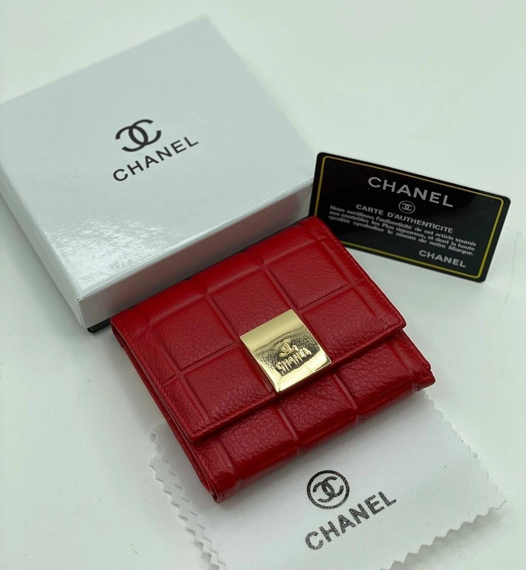 кошелек chanel,женский кошелек chanel,кошелек шанель женский красный,женские кошельки,красный кошелек chanel