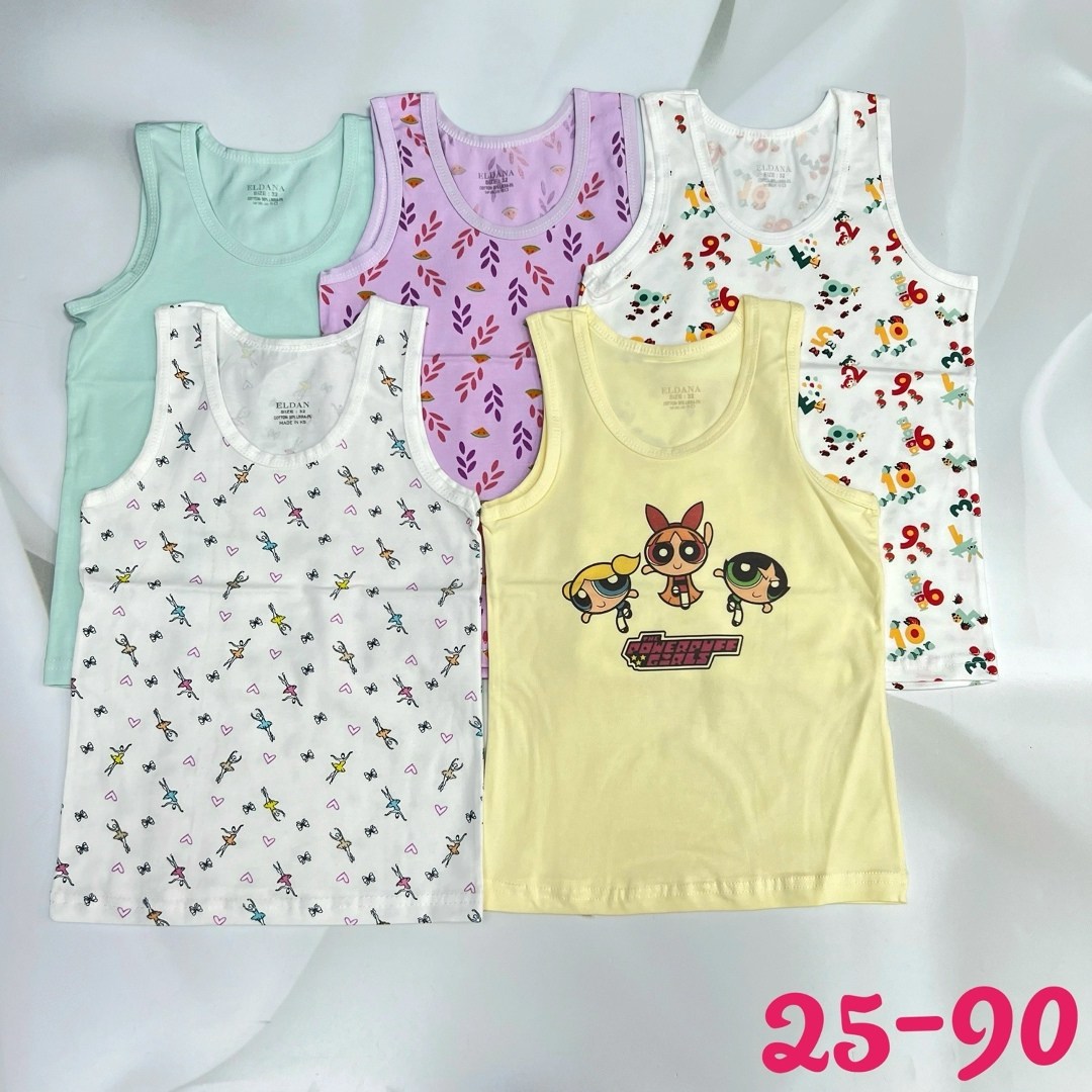 комплект маек,майка детская,майка для девочек,майка для девочки baykar майки детские для,детский трикотаж