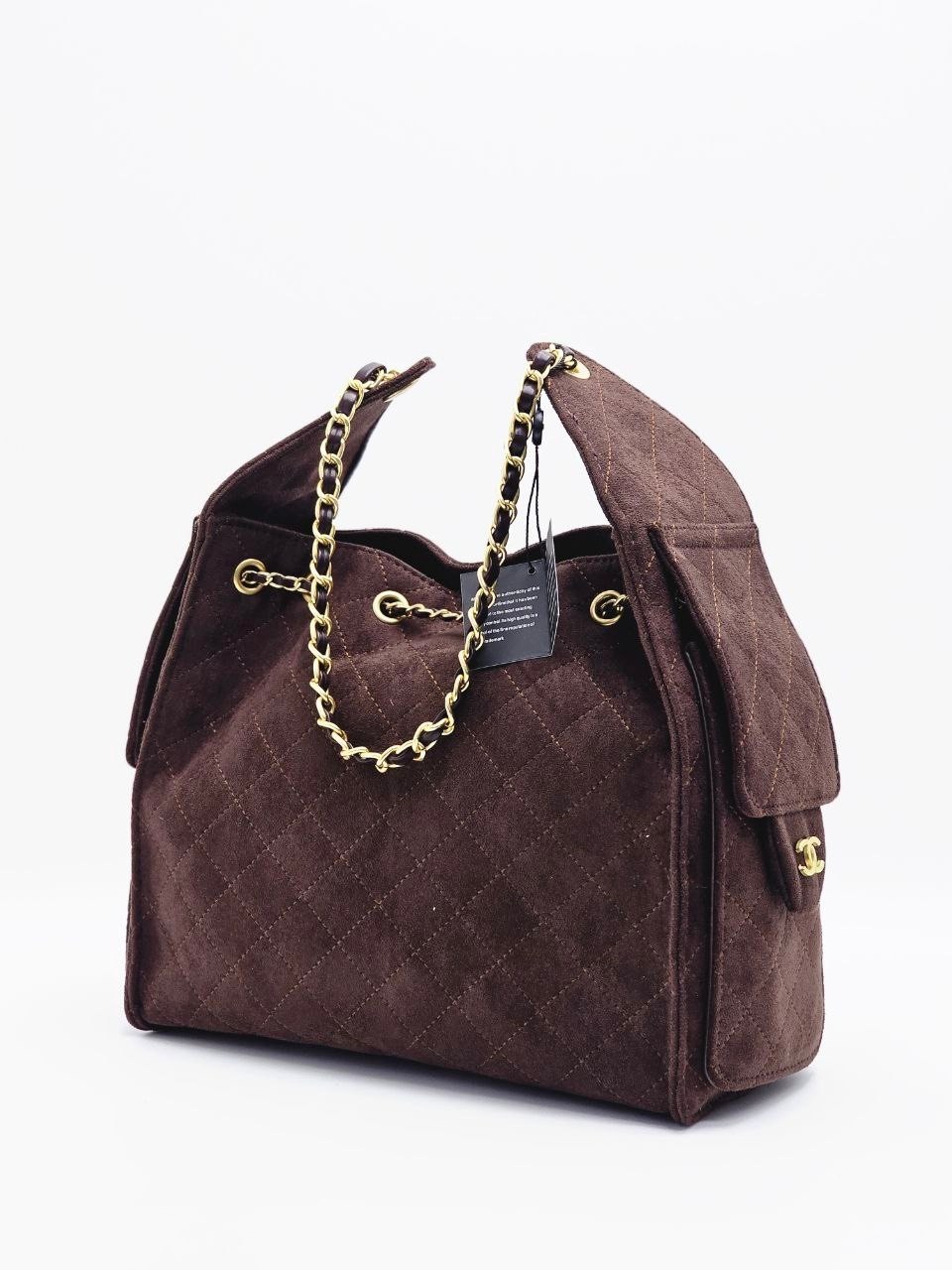 сумка chanel,сумка женская chanel,chanel коричневая замшевая сумка тоут для женщин,chanel коричневая замшевая сумка тоут 25 для женщин,chanel коричневая замшевая сумка тоут