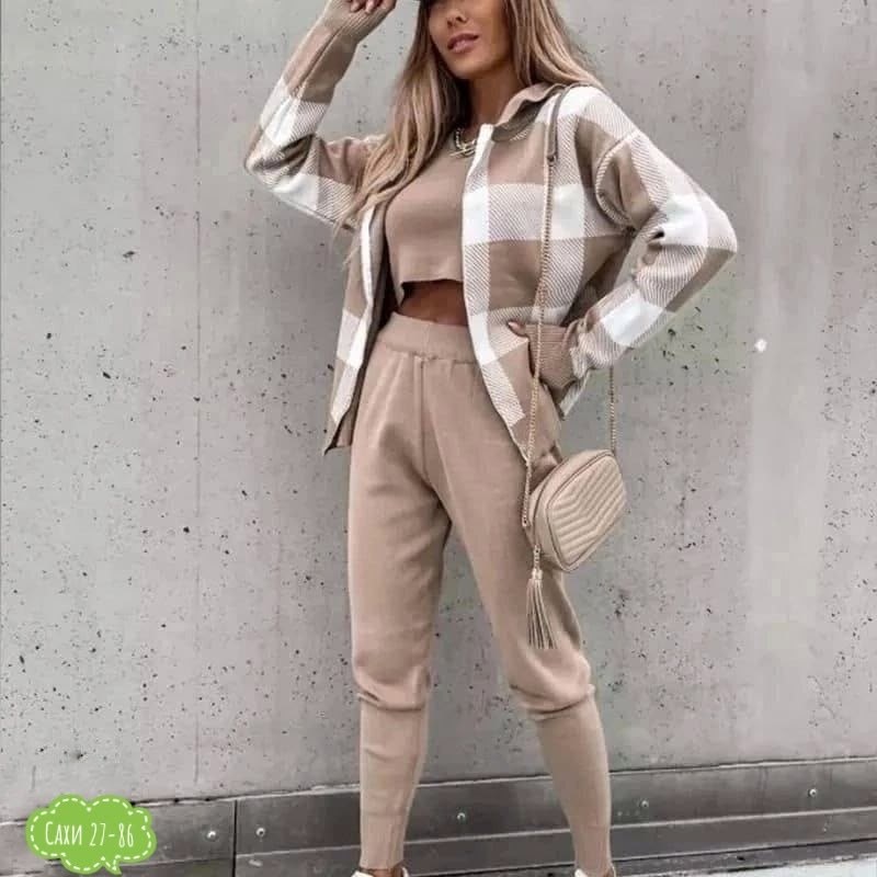 костюм тройка спорт шик,модные костюмы,костюм на флисе,костюм женский на флисе,трикотажные костюмы