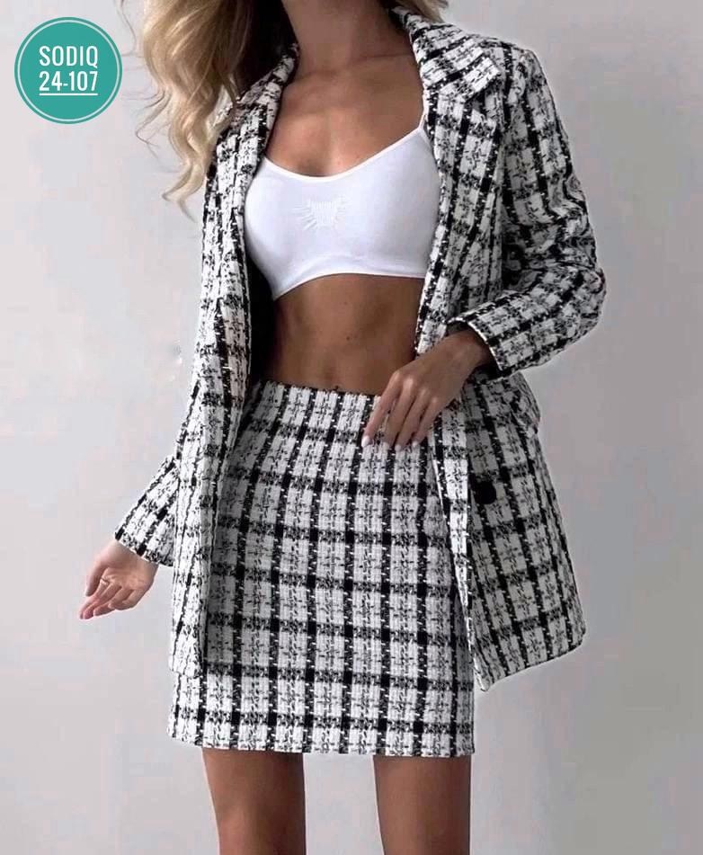 твидовый костюм женский пиджак и юбка forevertwenty,твидовый костюм с юбкой,твидовый костюм женский с юбкой,твидовый костюм женский пиджак и юбка forevertwenty 230905449,твидовый костюм