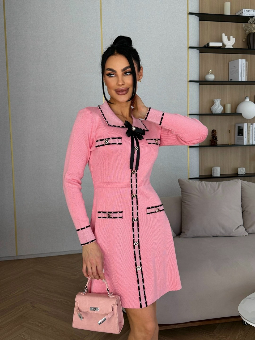 модные костюмы,платье,платье женская,трикотажное платье,модное платье