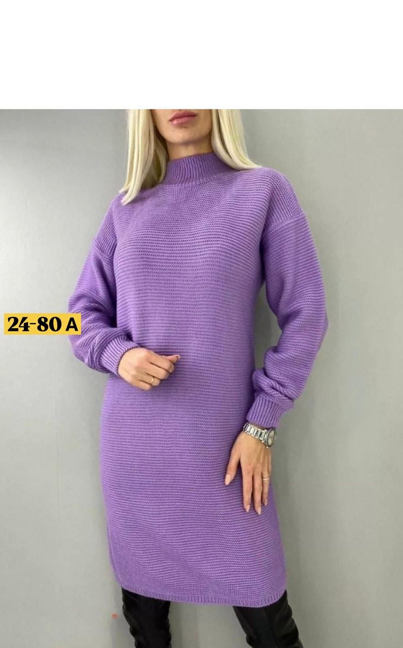 вязаное платье туника,платье вязаное,теплое вязаное платье - туника оверсайз abl&pom,свитер платье,туника женская