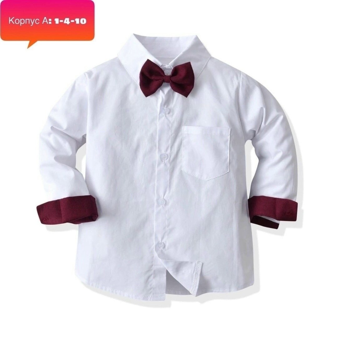комплект одежды для мальчика,комплект одежды для маленьких мальчиков,рубашка для мальчика,детская рубашка для мальчика,бантик для мальчика на рубашку