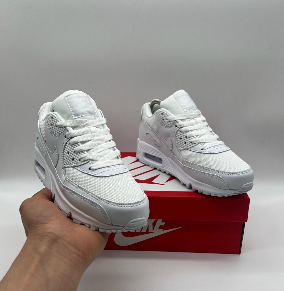 nike air max 90 triple white,кроссовки nike air max 90 белые,nike air max 90 white,кроссовки,найк аир макс белые