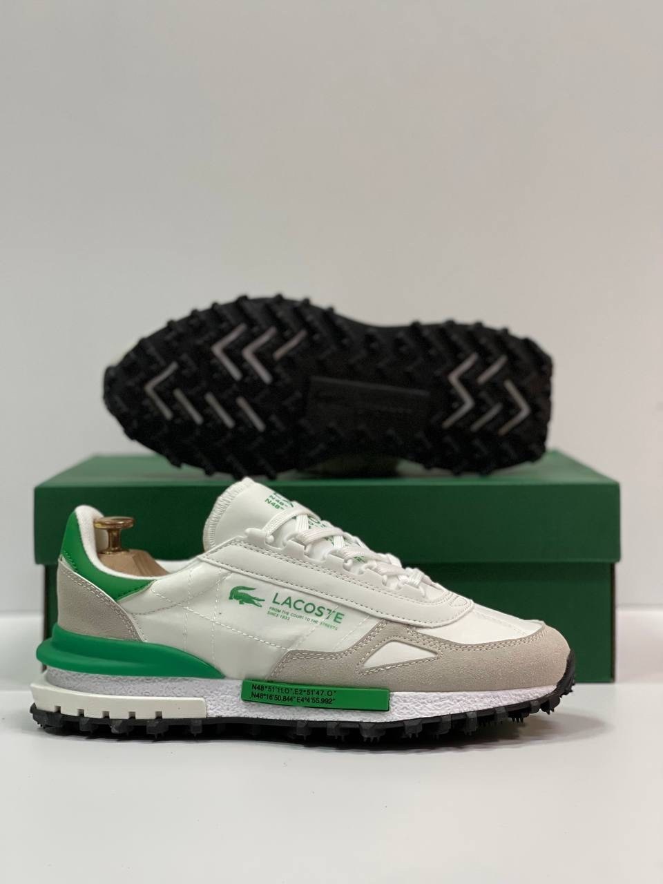 кроссовки lacoste мужские,кроссовки lacoste,кроссовки elite active lacoste,кроссовки lacoste elite active бело-зеленого цвета,кроссовки lacoste sport elite active
