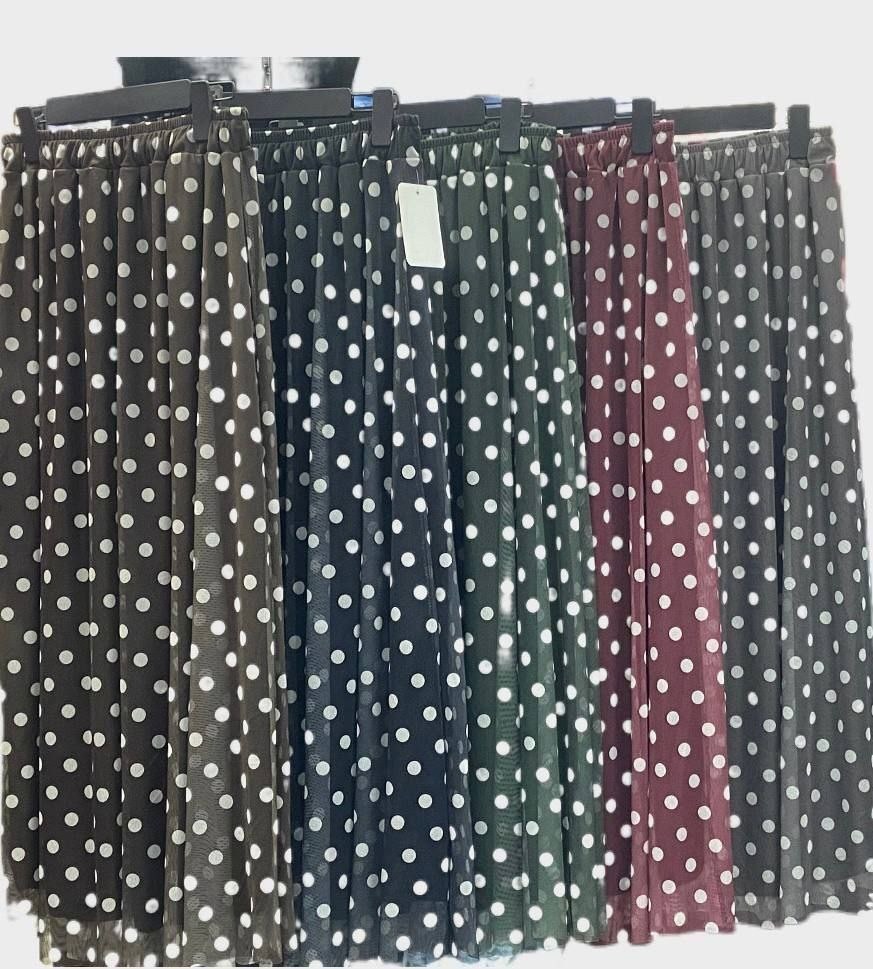 юбка сетка,юбка в горошек,женская длинная плиссированная юбка в горошек,юбки женские,юбка женская шифоновая в горошек