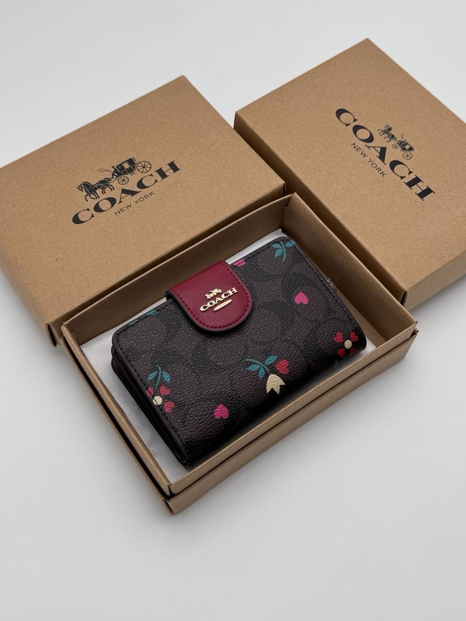 женский кошелек coach,брендовый кошелек coach,брендовый кошелек coach бежевый,coach кошелек,женский кошелек из естественной кожи coach