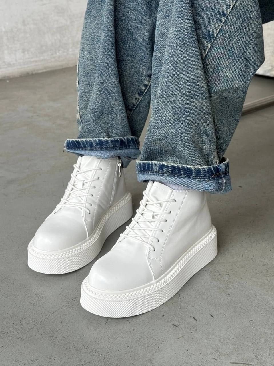 ,женские ботинки,белые ботинки,модные ботинки,ботинки на платформе женские