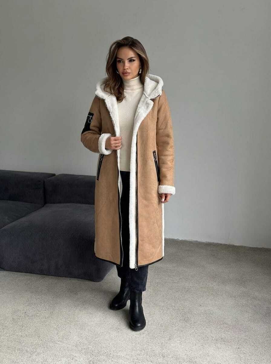 дубленка удлиненная,женская дубленка,длинная дубленка,стильная дубленка,дубленка пальто