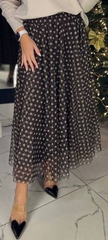 юбка сетка,юбка в горошек,женская длинная плиссированная юбка в горошек,юбки женские,юбка женская шифоновая в горошек