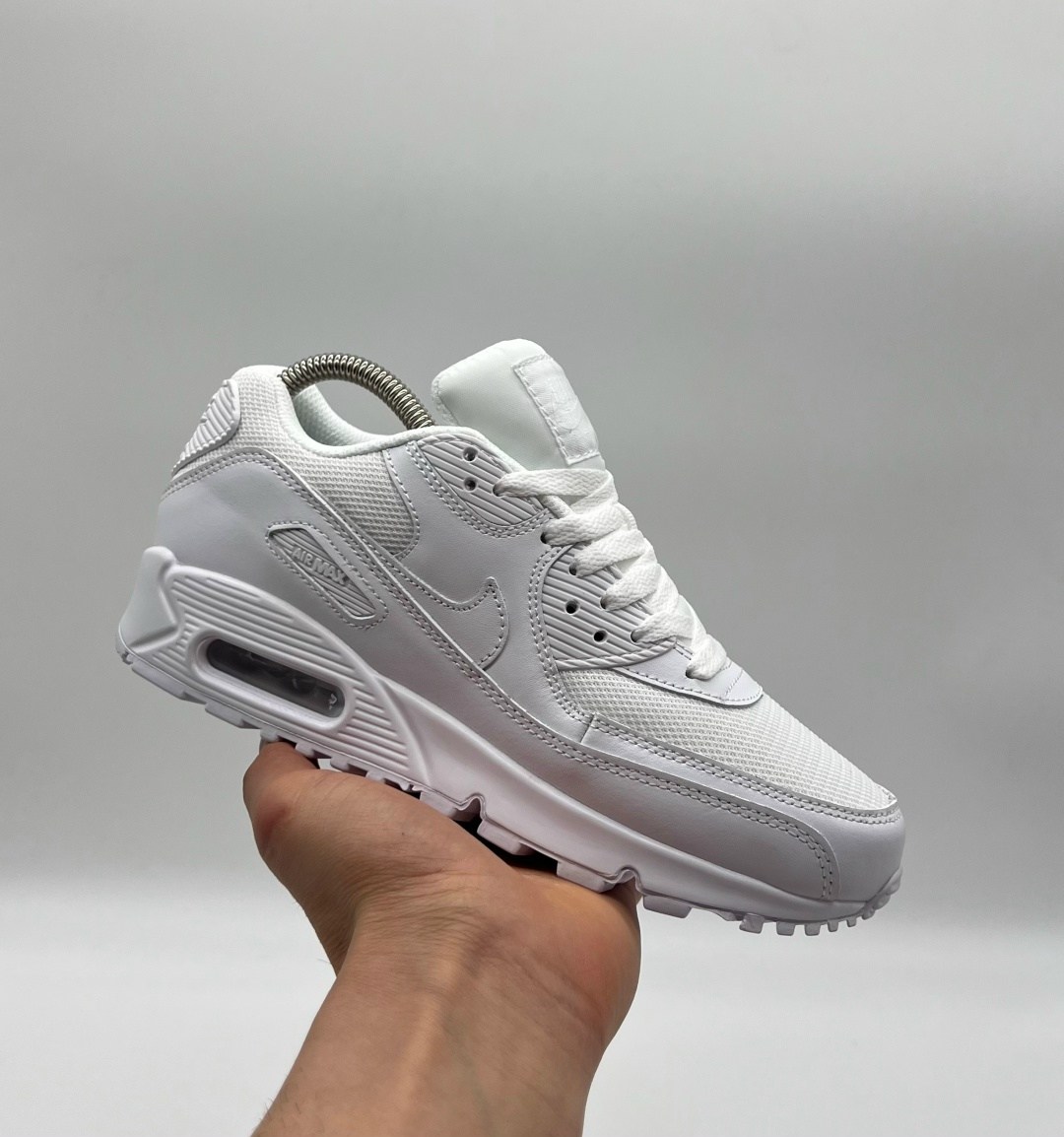 nike air max 90 triple white,кроссовки nike air max 90 белые,nike air max 90 white,кроссовки,найк аир макс белые