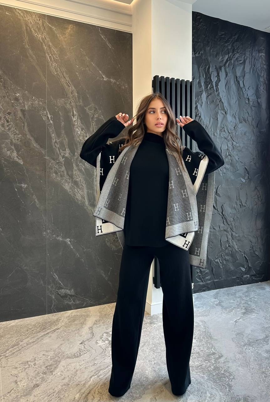костюм с брюками и кофтой трикотажный оверсайз pavlotti,костюм женский трикотажный,брючный костюм,брючный костюм из трикотажа двунитки,женский костюм