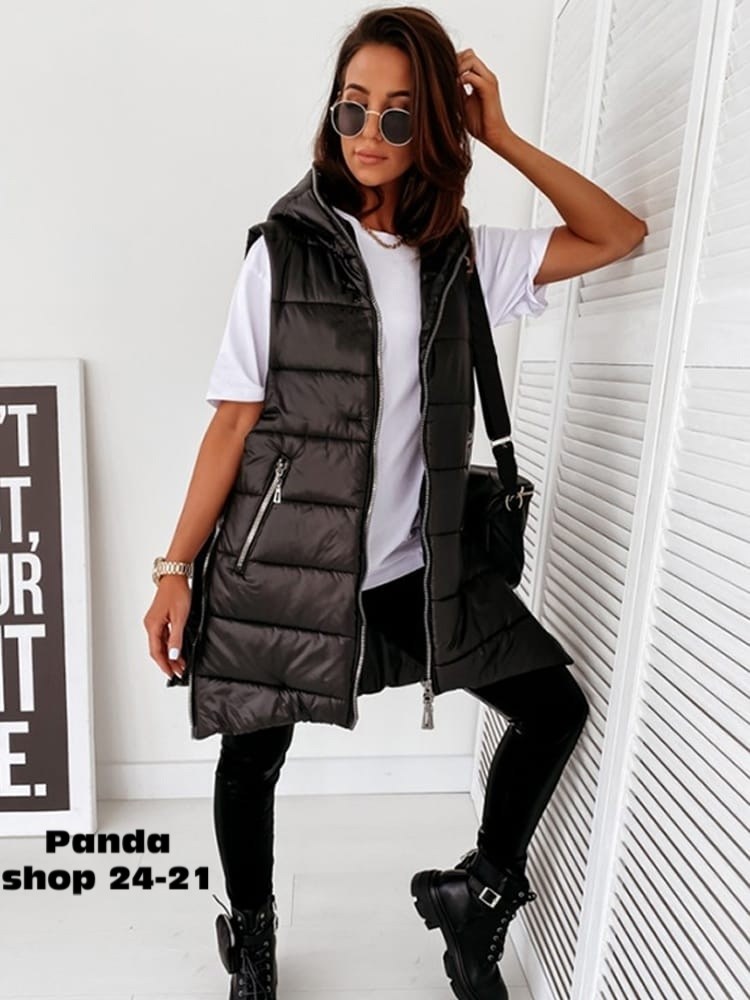 жилет с капюшоном женский,жилетка женская,жилетка из плащевки женская,жилет женский,жилет на синтепоне женский удлиненный