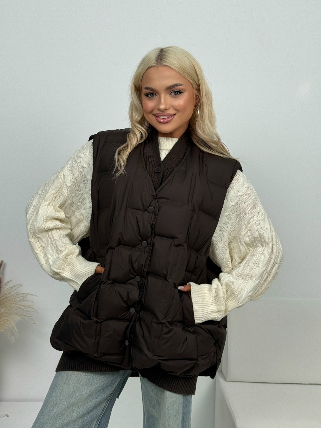 жилетка женская,жилет на синтепоне,жилетка,жилетка демисезонная,жилет теплый