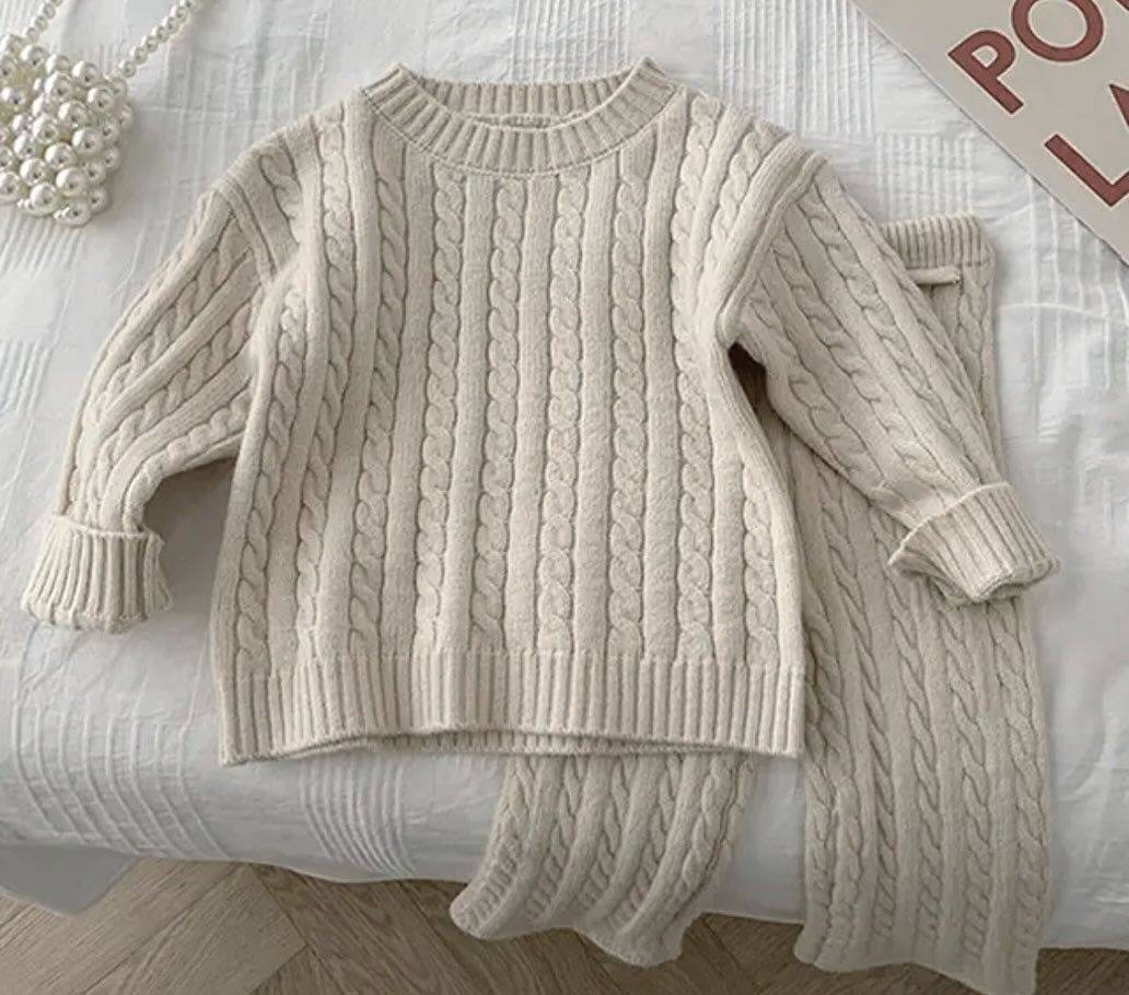 вязаные брюки для девочки,вязаные брюки,детские вязаные брюки,вязаные штаны,комплект вязаный