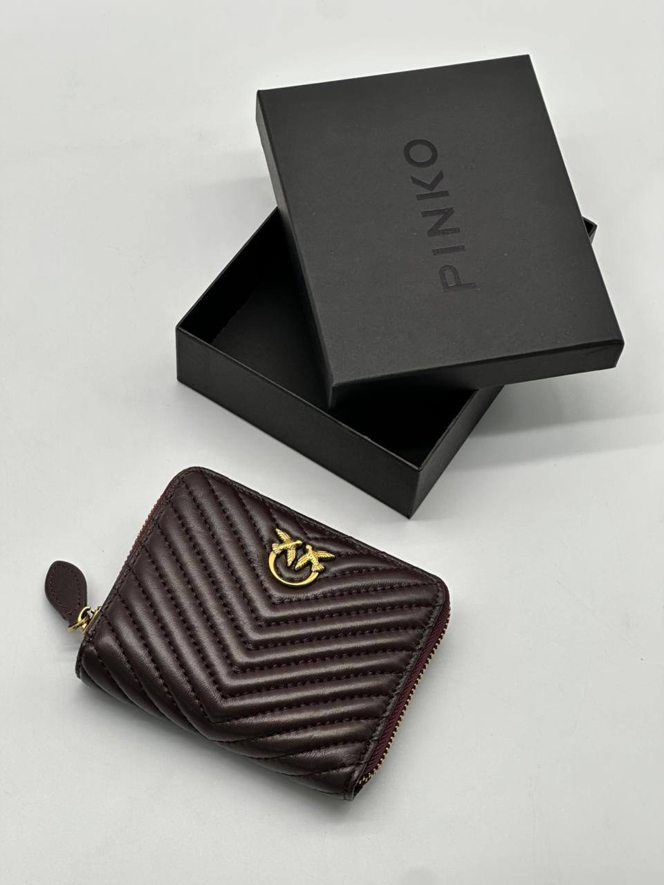 кошелек pinko,кожаный кошелек pinko,кошелек pinko черный,кошелек пинко женский,женские кошельки