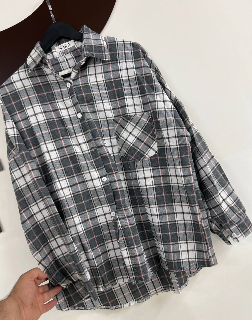 рубашка в клетку,женская рубашка в клетку,рубашка в клетку оверсайз ease house,рубашка в клетку оверсайз женская,рубашка клетчатая