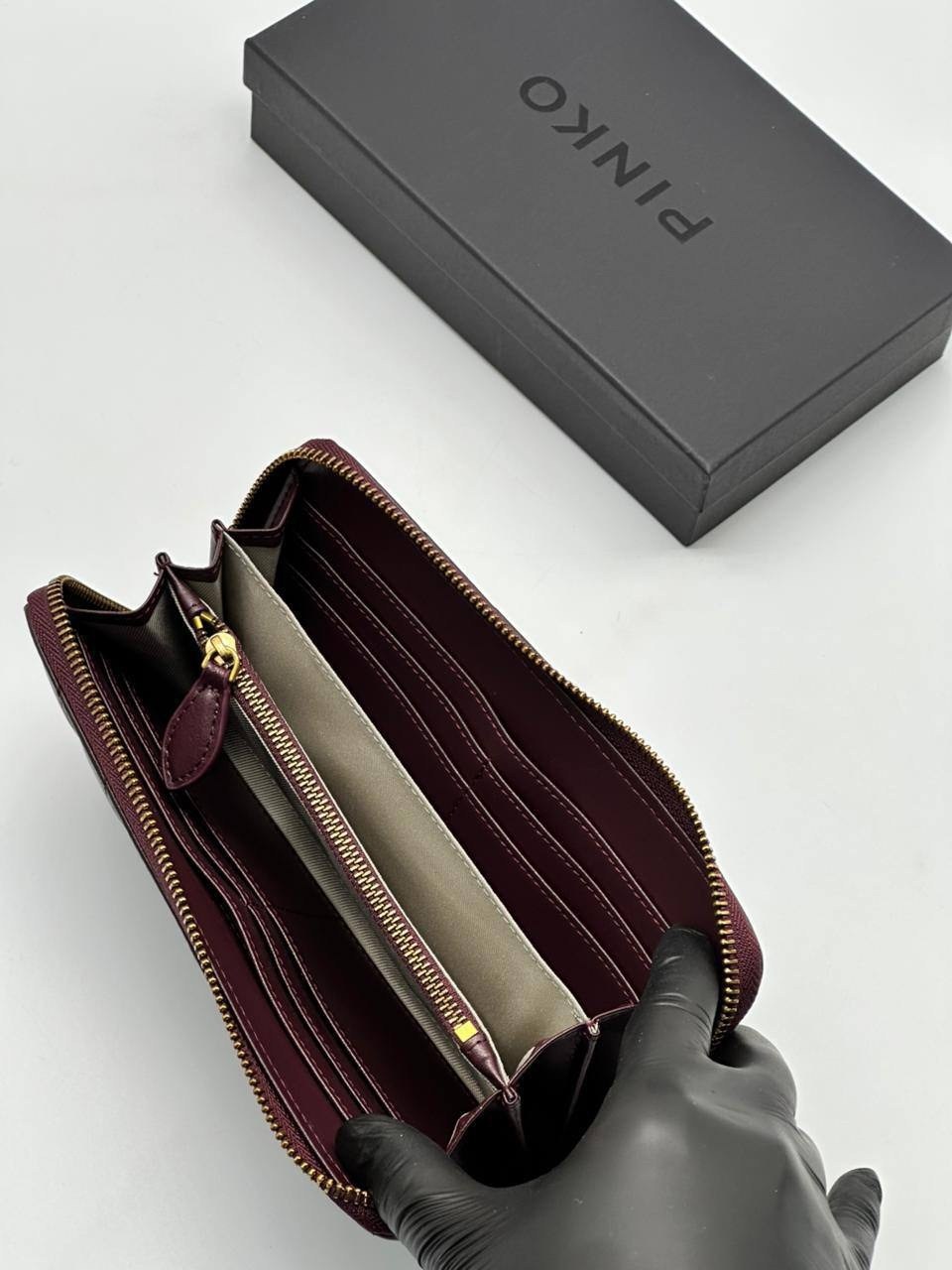 кошелек pinko,женские кошельки,кошелек женский кожаный,кошелек пинко женский,кошелек pinko черный