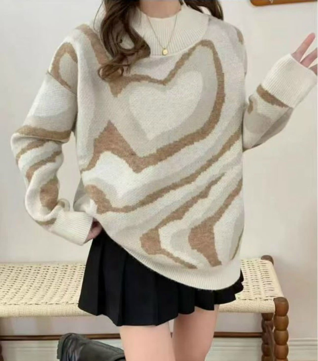 кофта женская,свитер свободный удлиненный с принтом,свитер удлиненная,свитер свободный,женские джемпера