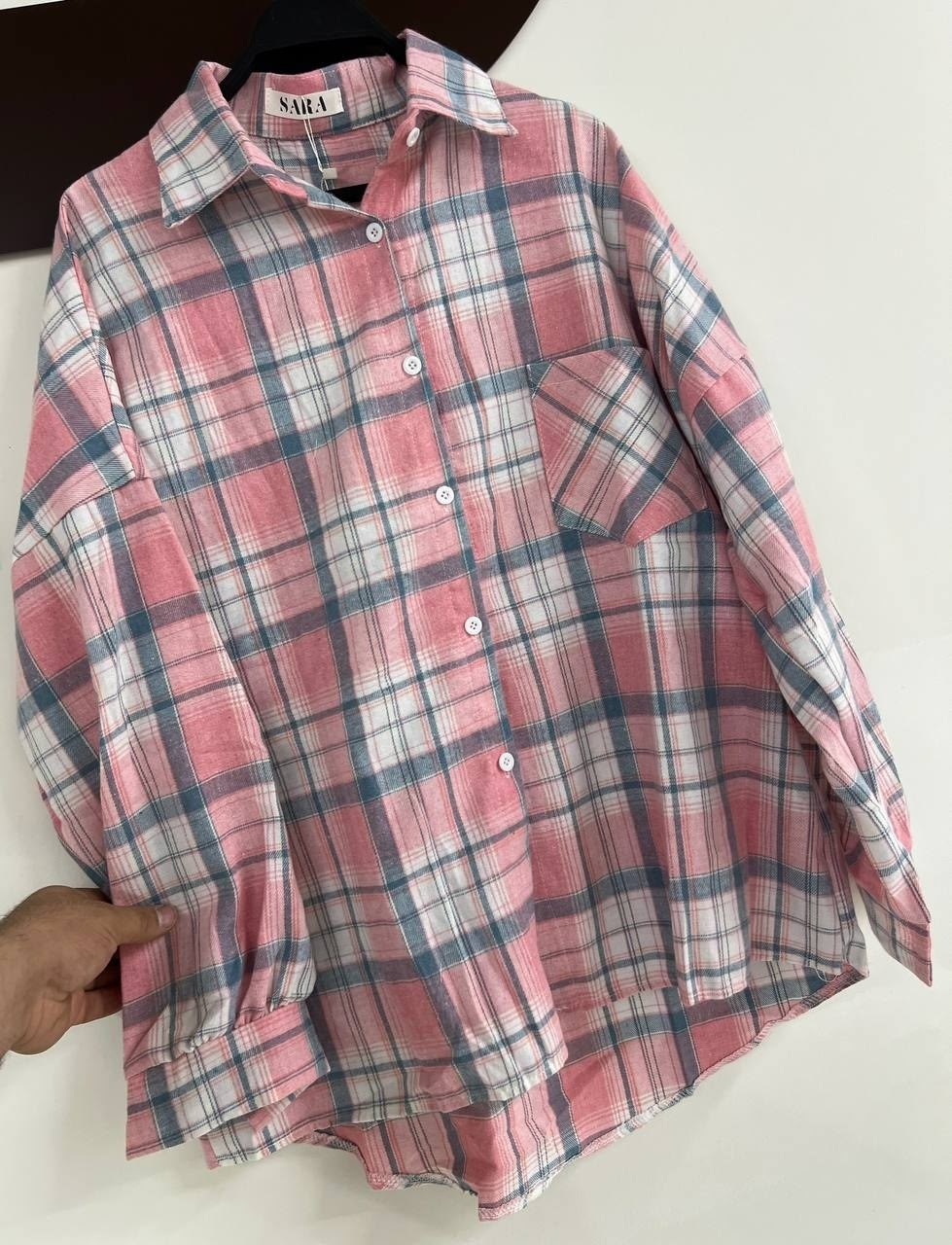 рубашка в клетку,женская рубашка в клетку,рубашка в клетку оверсайз ease house,рубашка в клетку оверсайз женская,рубашка клетчатая