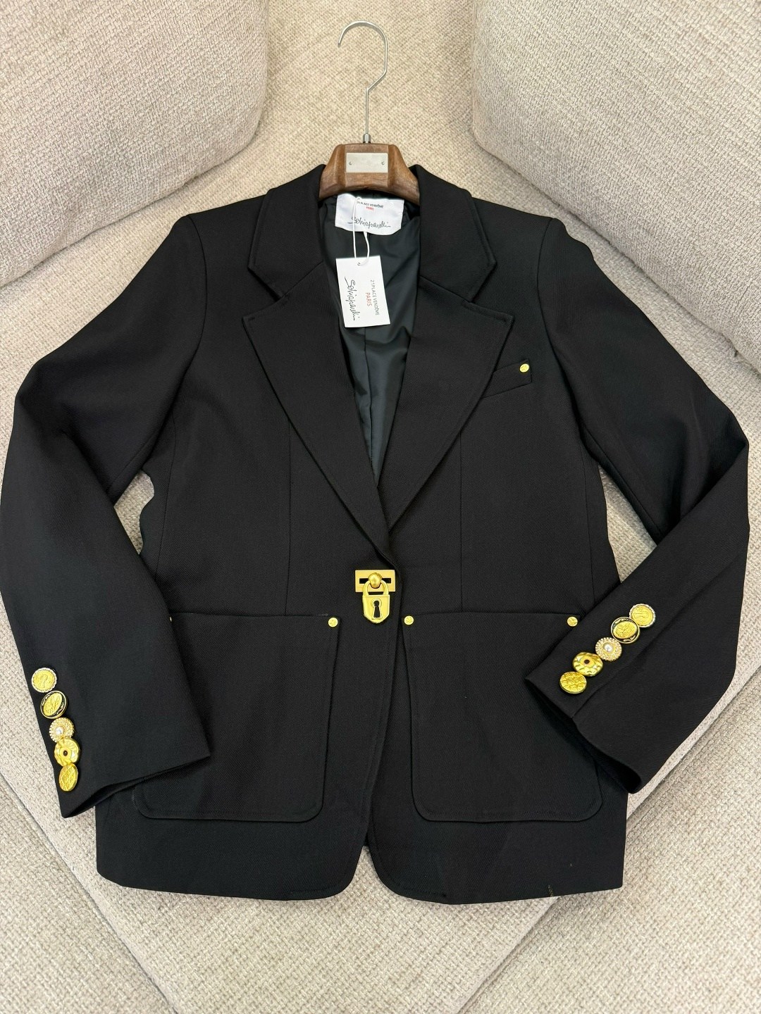 пиджак женский gianni versace,черные женские жакеты versace,жакет версаче черный,пиджак для женщин,жакет пиджак