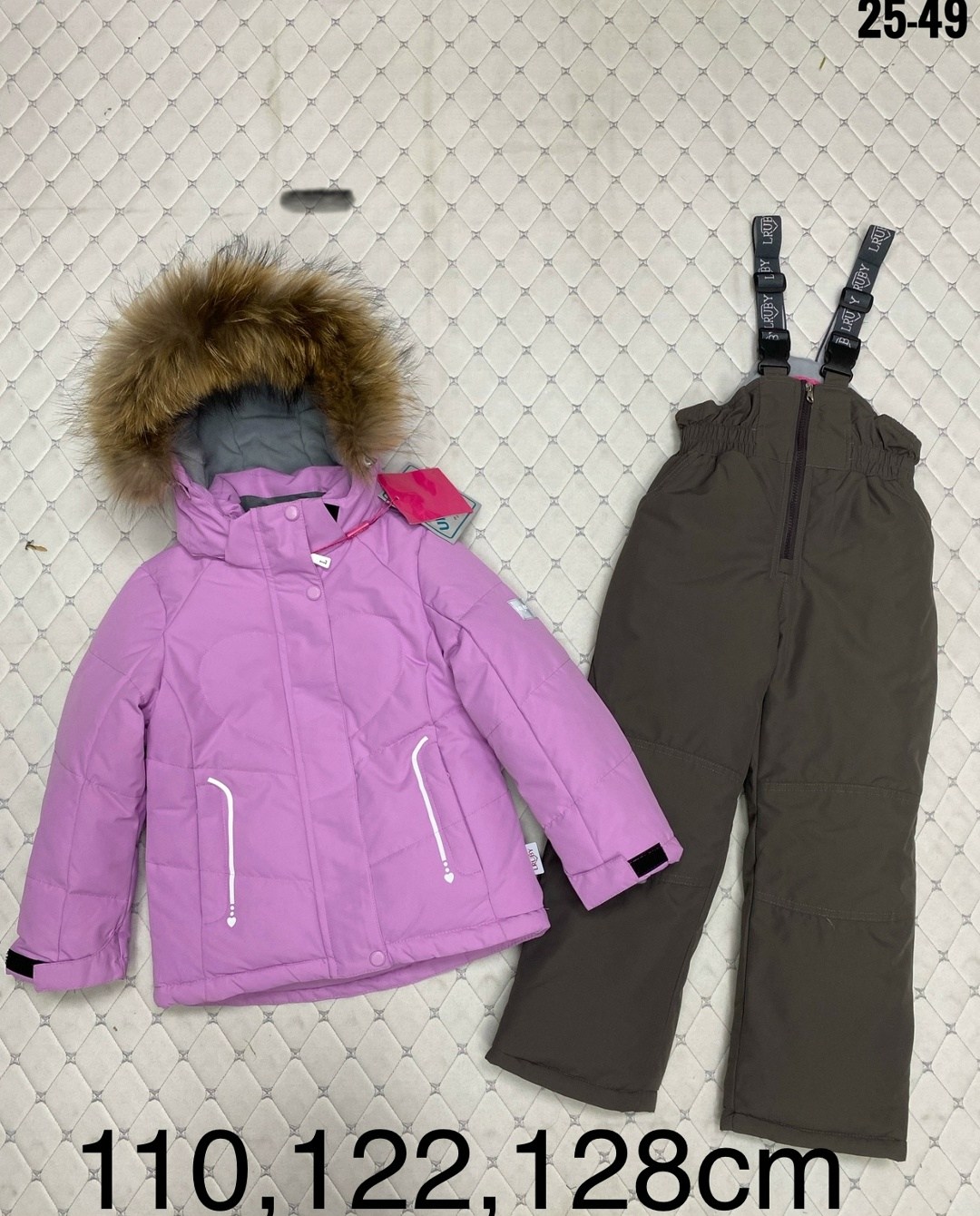зимняя одежда для девочек,зимние комплекты для девочек,зимние костюмы для девочек,фиолетовый зимний костюм для девочки d100,зимний костюм