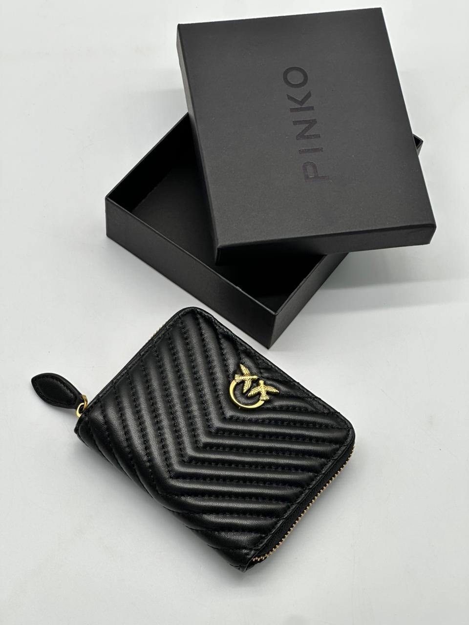 кошелек pinko,кожаный кошелек pinko,кошелек pinko черный,кошелек пинко женский,женские кошельки