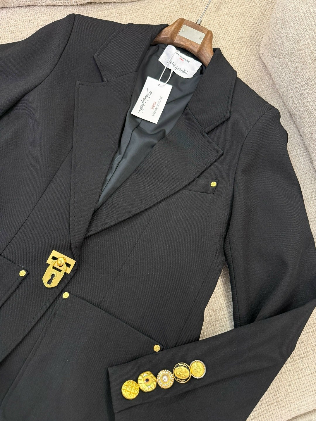 пиджак женский gianni versace,черные женские жакеты versace,жакет версаче черный,пиджак для женщин,жакет пиджак