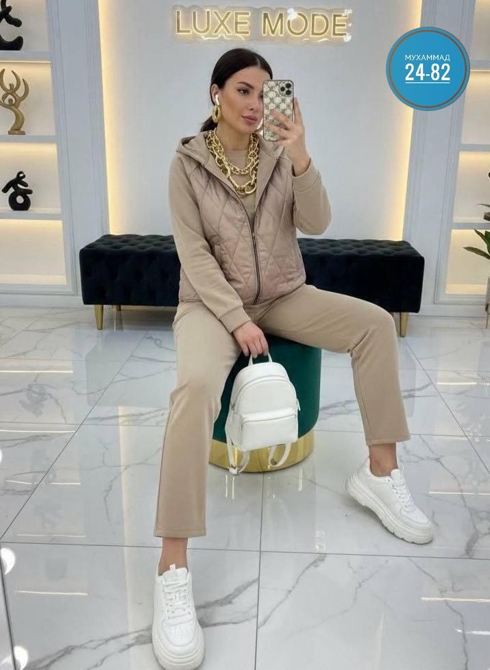 костюм женский тройка,спортивные костюмы женские,женские костюмы,спортивный костюм женский тройка,костюм бежевый