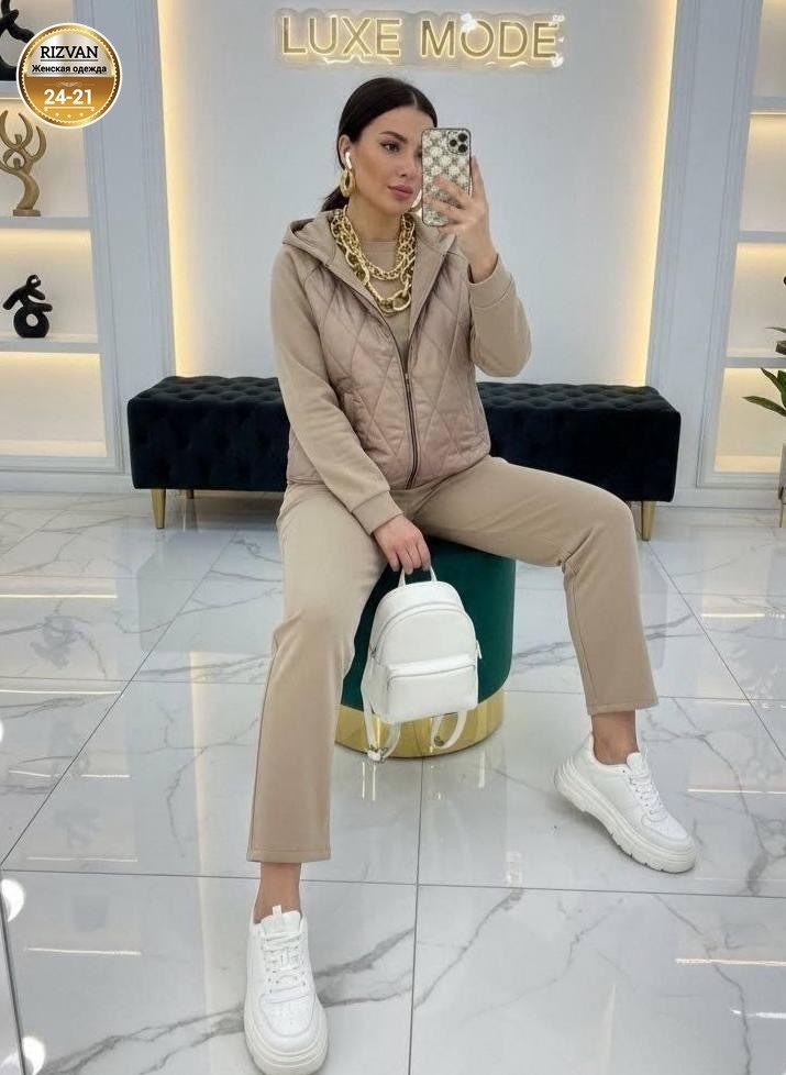 костюм тройка женский,костюм теплый женский,костюм женский тройка с жилеткой,женский костюм на флисе,женский костюм