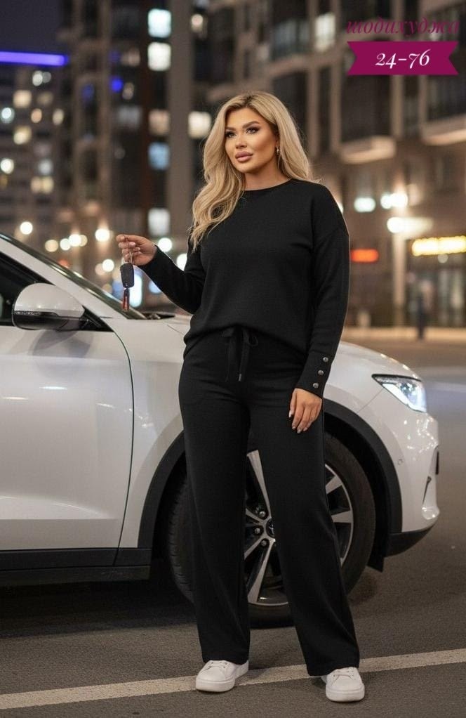 трикотажные костюмы,костюм трикотажный женский,вязаный костюм женский,вязаный костюм с брюками палаццо,костюмы женские