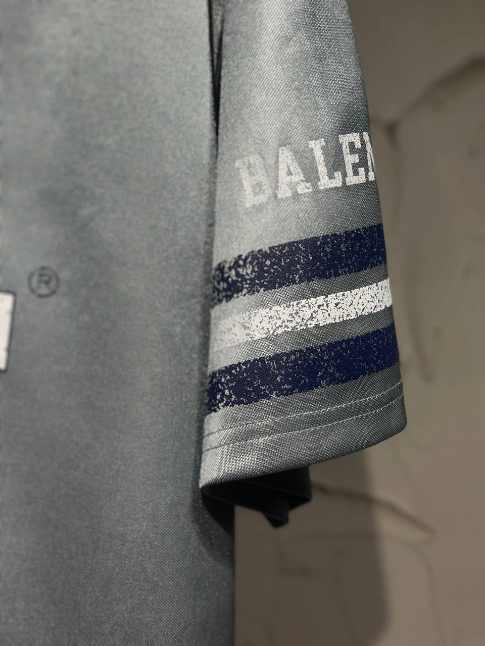 футболка balenciaga,футбольная форма,футбольная одежда,футболка balenciaga серая,баленсиага футболка
