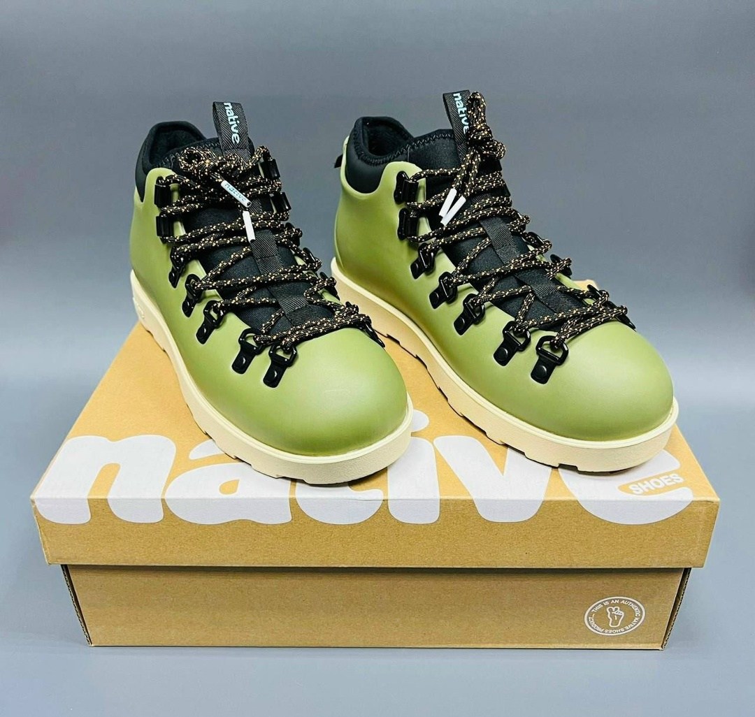 native ботинки,зимние кроссовки native fitzsimmons green,ботинки native зелёный зима,ботинки мужские native fitzsimmons зеленые 8 us,ботинки native fitzsimmons