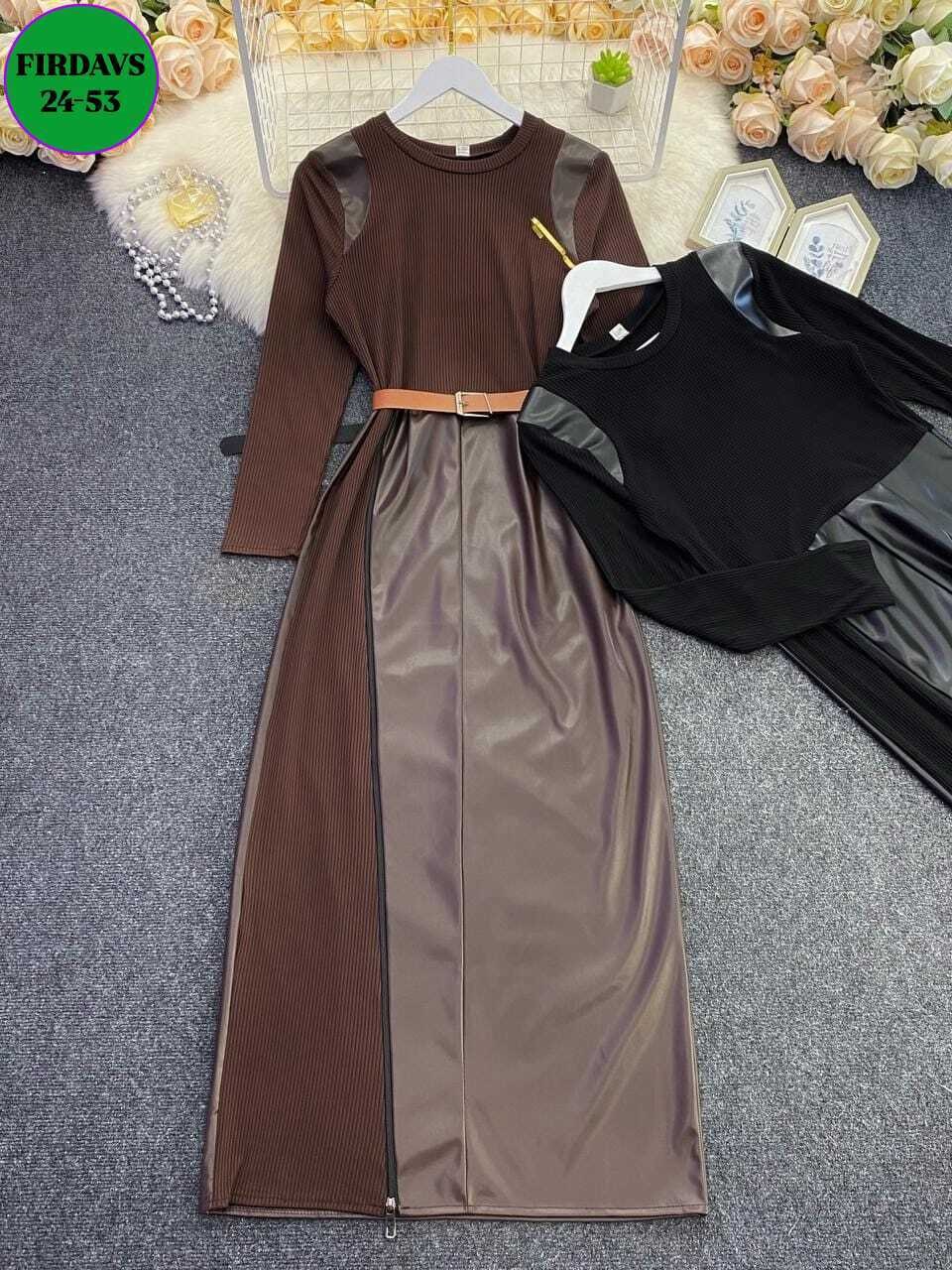 кожаная юбка,юбка из экокожи,длинная кожаная юбка,платье женское,кожаный сарафан