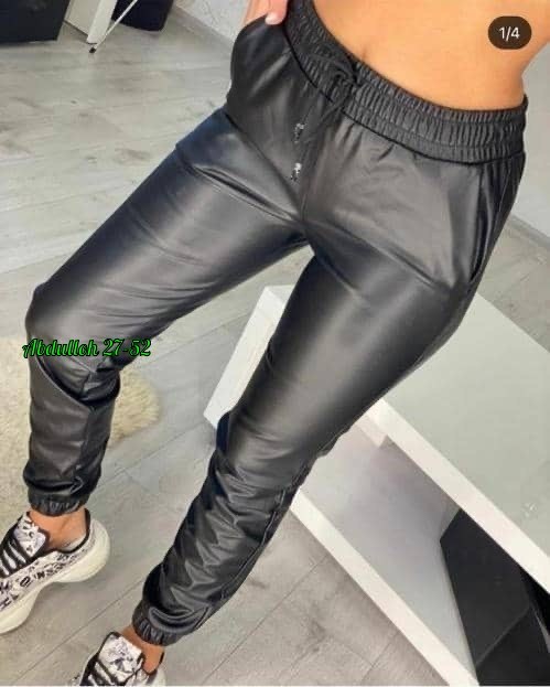 кожаные штаны,брюки из экокожи,кожаные джоггеры,джоггеры женские,брюки из экокожи женские