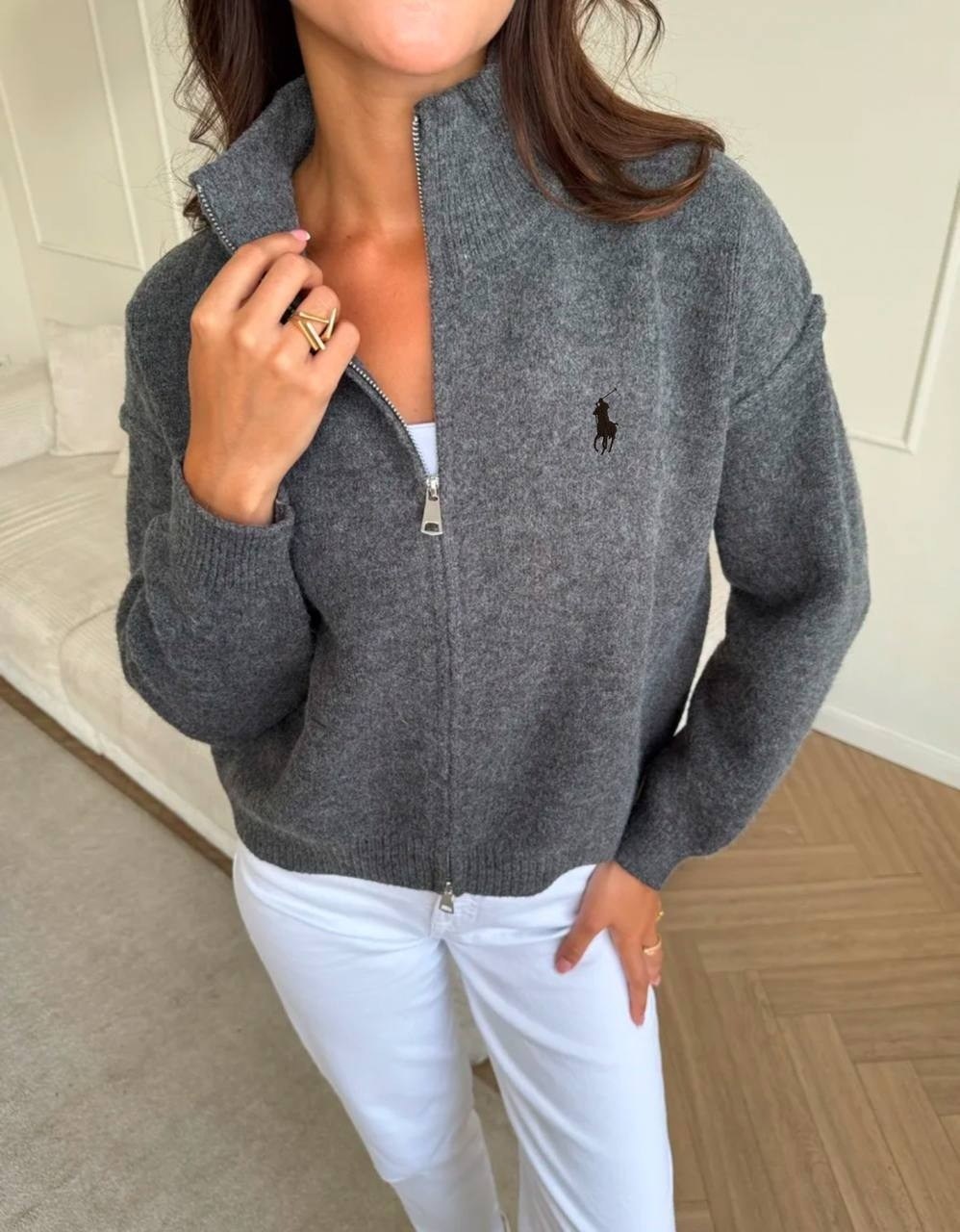 женская кофта,кардиган polo на двухсторонней молнии dina style,кофта поло,кофта,толстовки кофта