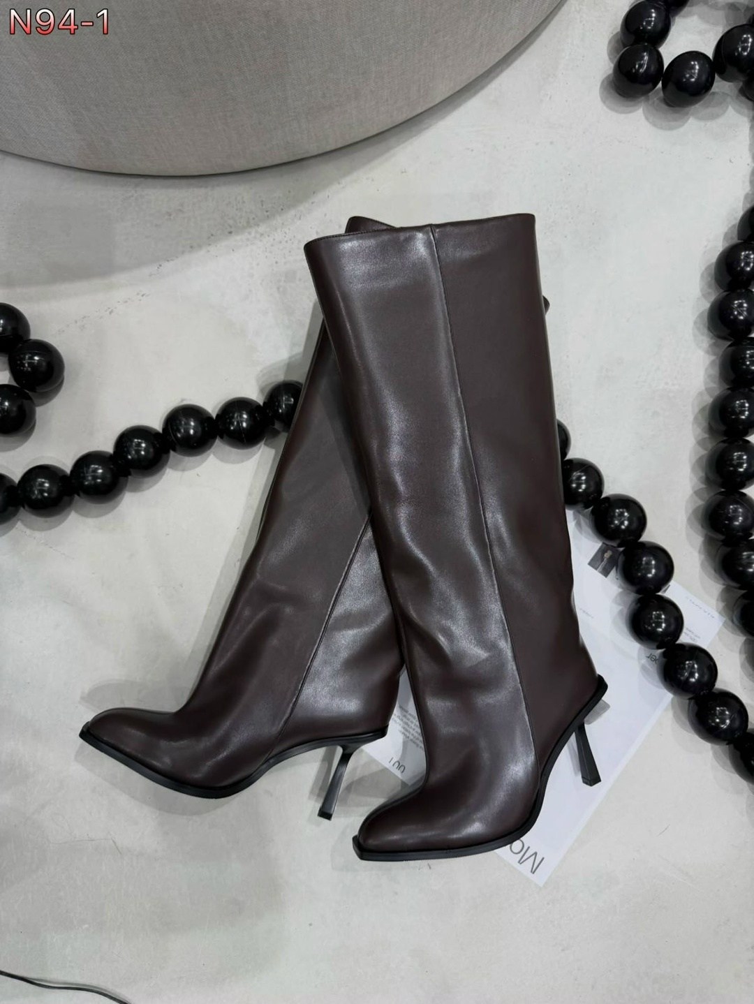 женские плиссированные сапоги до колена с острым носком на высоком каблуке-шпильке,сапоги до колена на высоком каблуке с острым носком,женские сапоги,женские сапоги на высоком каблуке с острым носком,