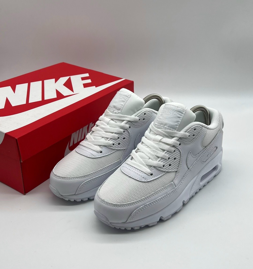nike air max 90 triple white,кроссовки nike air max 90 белые,nike air max 90 white,кроссовки,найк аир макс белые