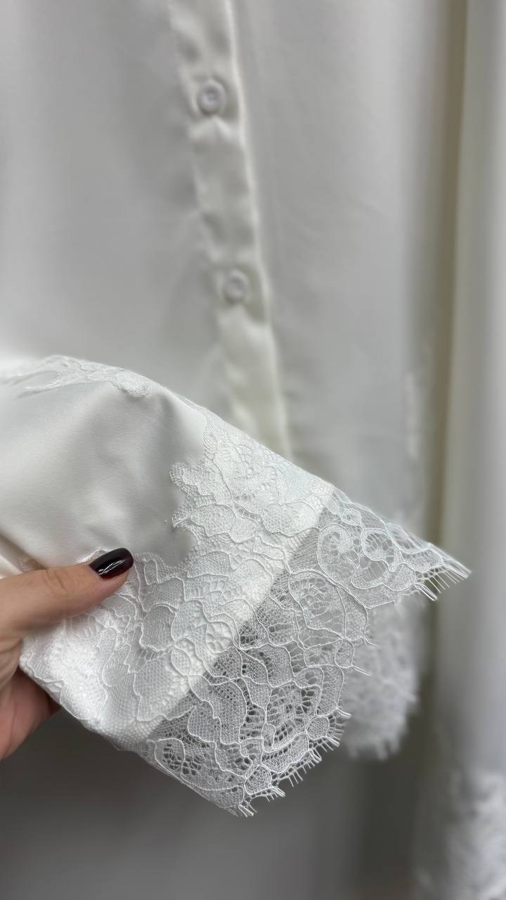 пижама с кружевом,дизайнерские рубашки,женская блузка,рубашка кружевная,шелковая блузка