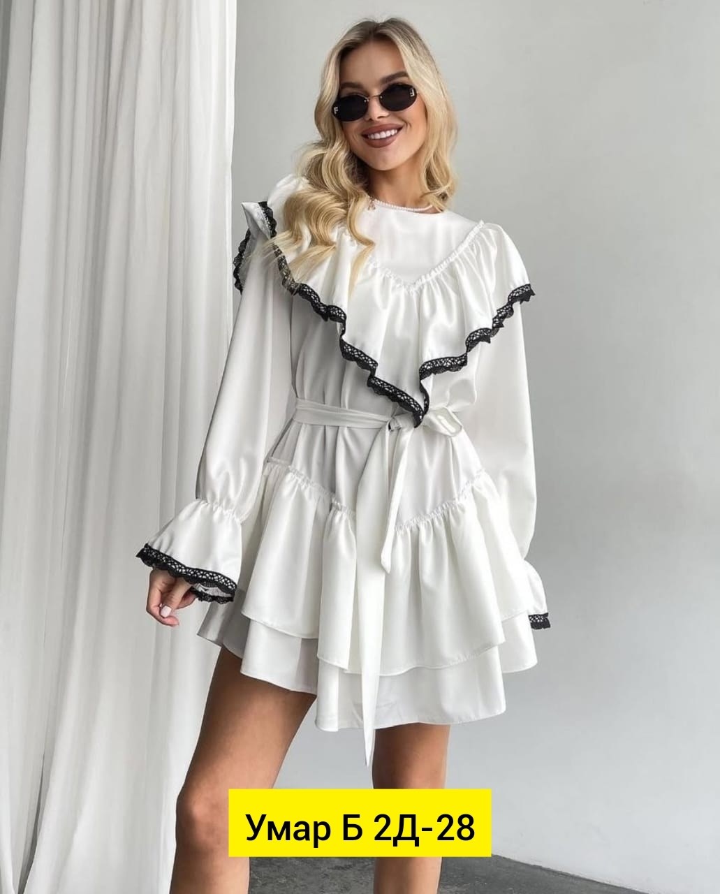 платье с оборками,платье женское белое,платье женское,платье с рюшами,модное платье