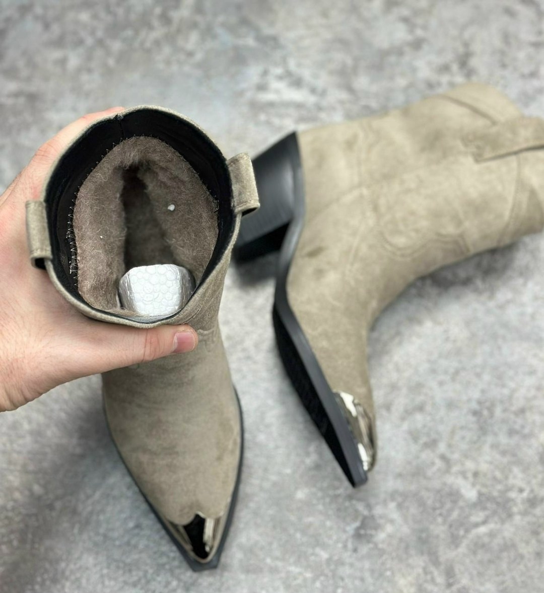 ,ботильоны казаки, женская,сапоги казаки,замшевые казаки