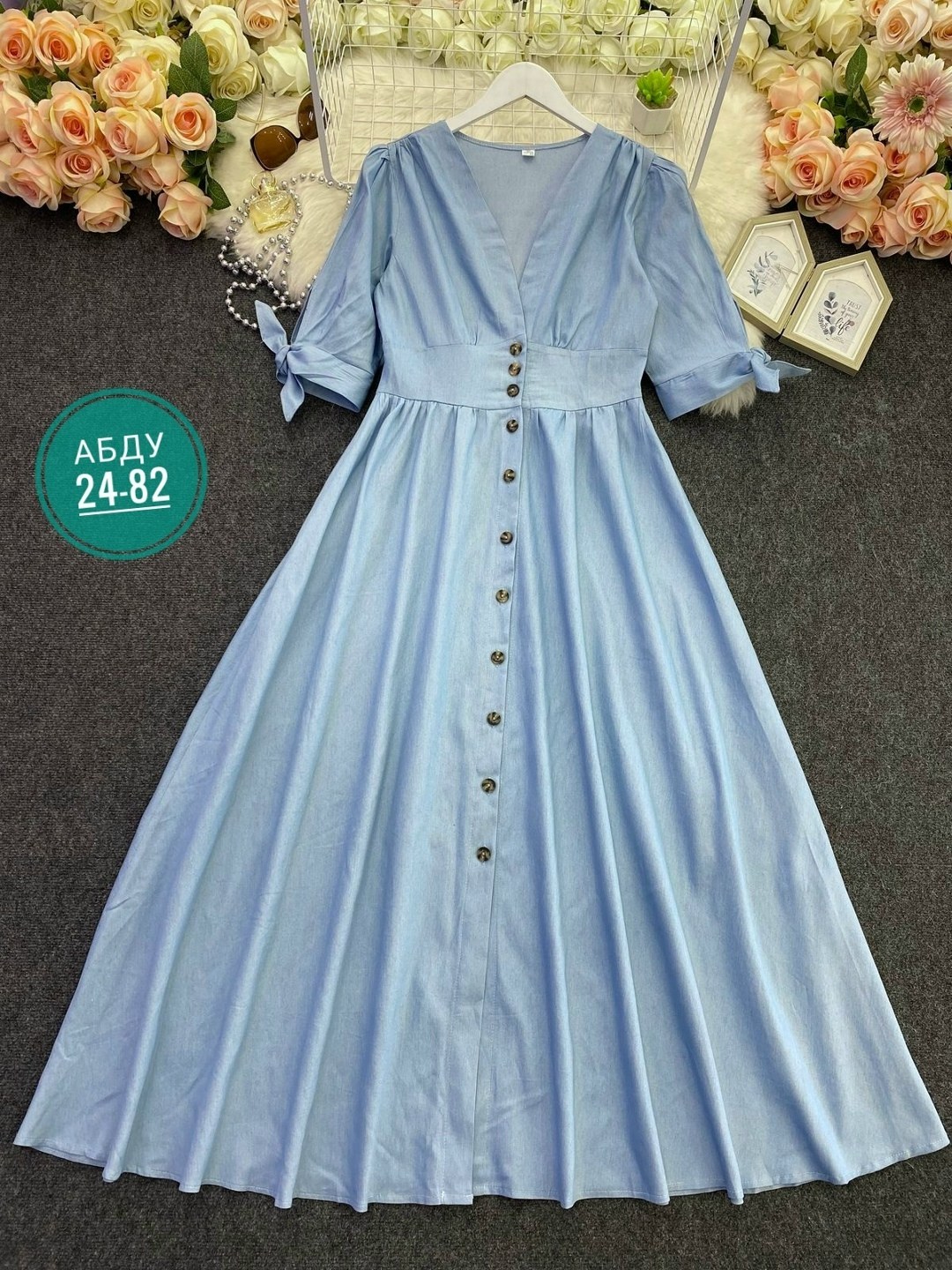 платье джинс,платье ткань джинсовая х/б,платье большемерят ткань джинсовая х/б,платье джинс арт.422772,джинсовое платье сарафан миди style spark