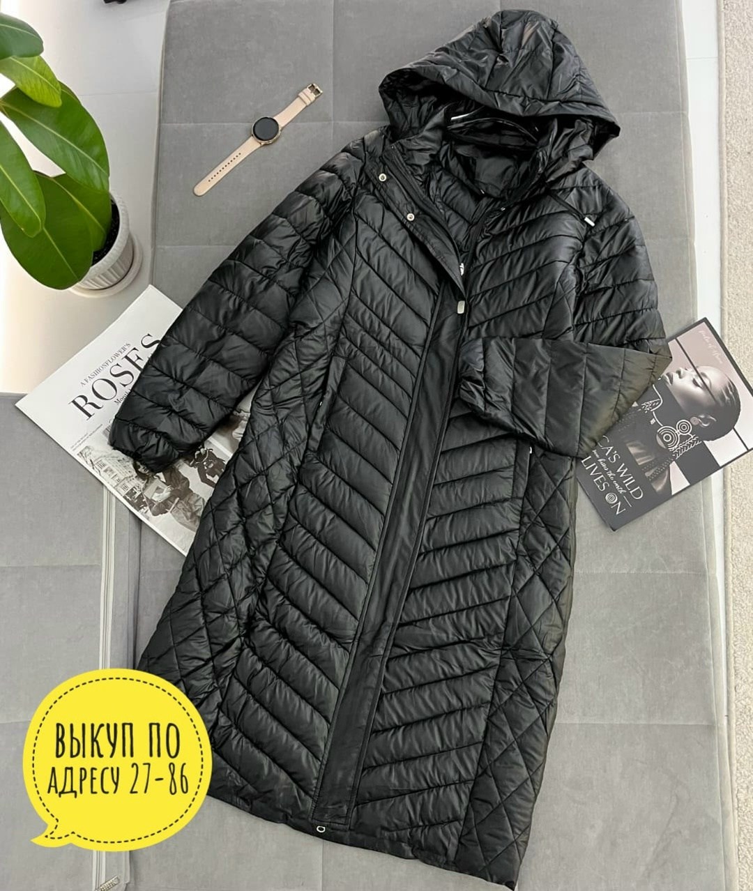 пальто стеганое,удлиненная куртка,пальто стеганое с капюшоном,стильные пуховики,куртка женская демисезонная