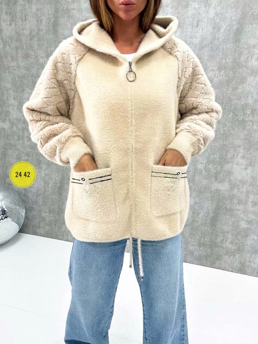 кардиган из альпаки,альпака кардиган,куртка из альпаки женская с капюшоном,кардиган пушистый,кардиган пушистый с альпакой кофта теплая на замке