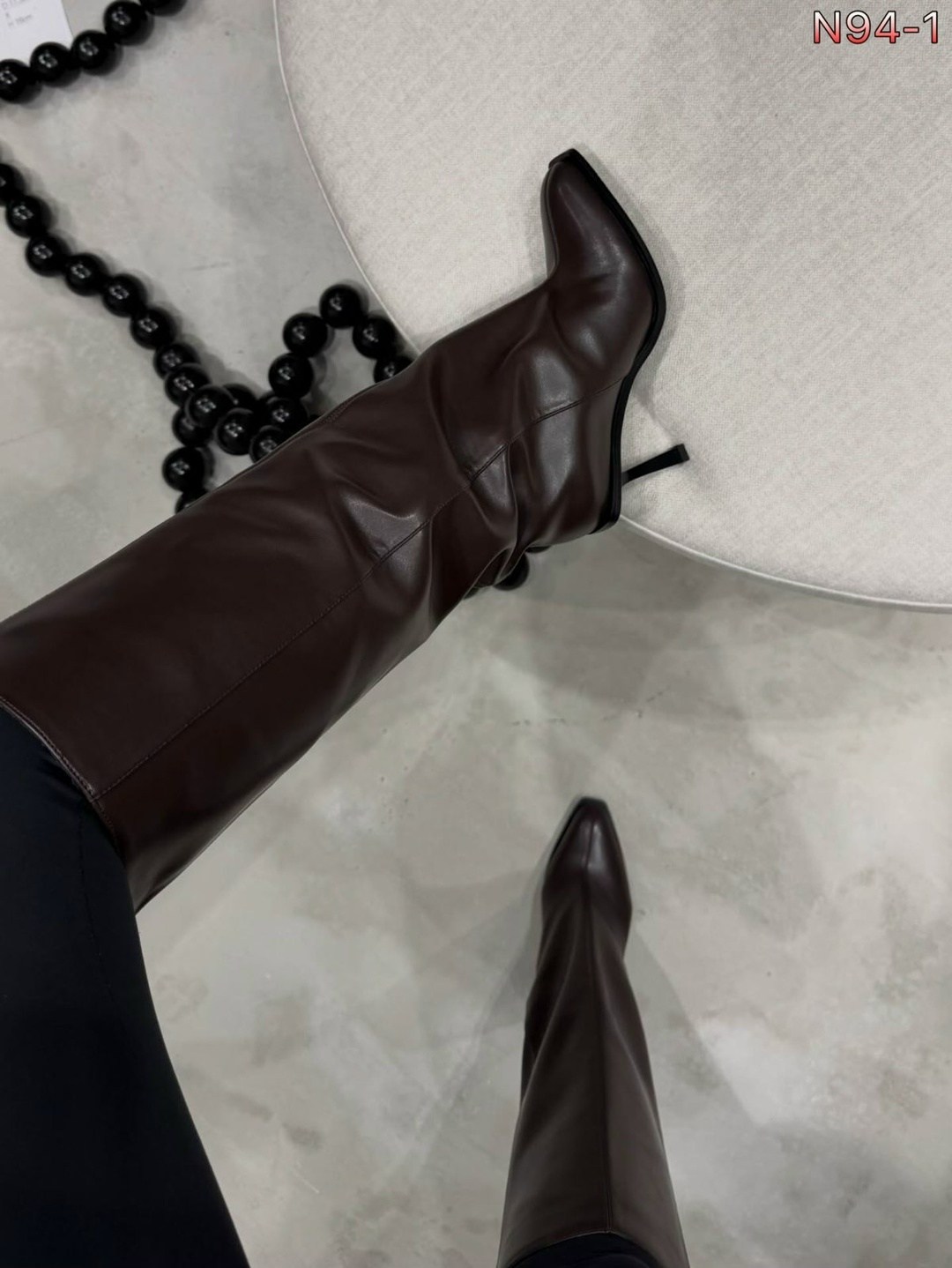 женские плиссированные сапоги до колена с острым носком на высоком каблуке-шпильке,сапоги до колена на высоком каблуке с острым носком,женские сапоги,женские сапоги на высоком каблуке с острым носком,