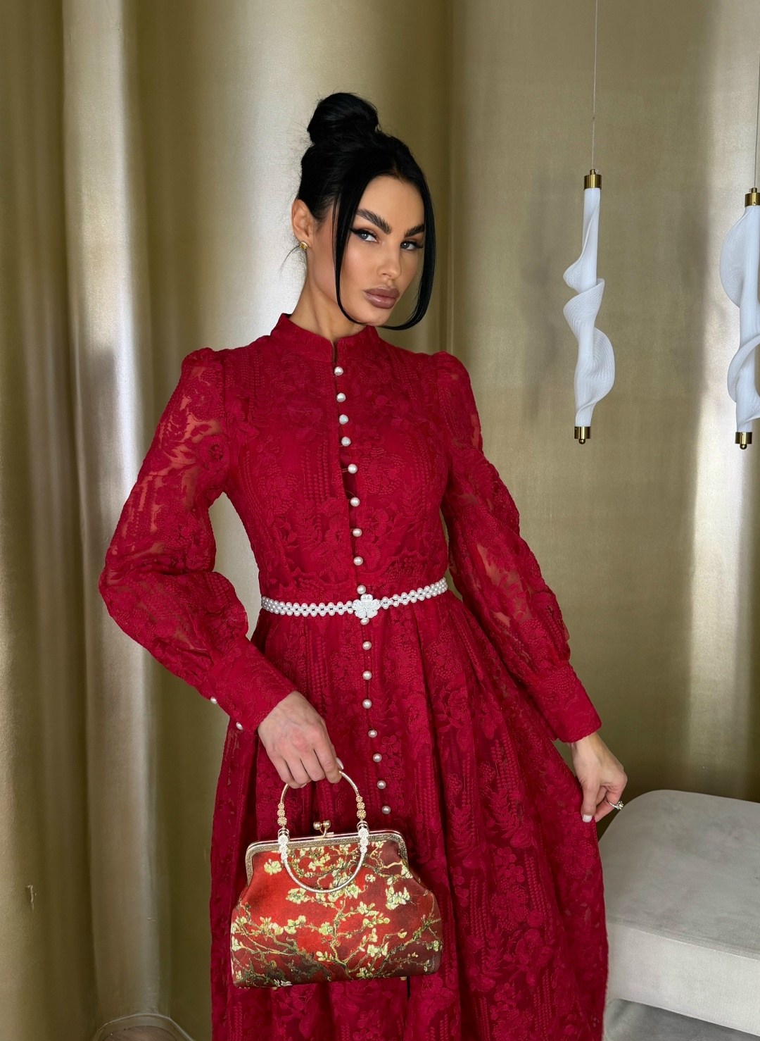 кружевное платье,платье,красное кружевное платье,платье гипюр,женское платье