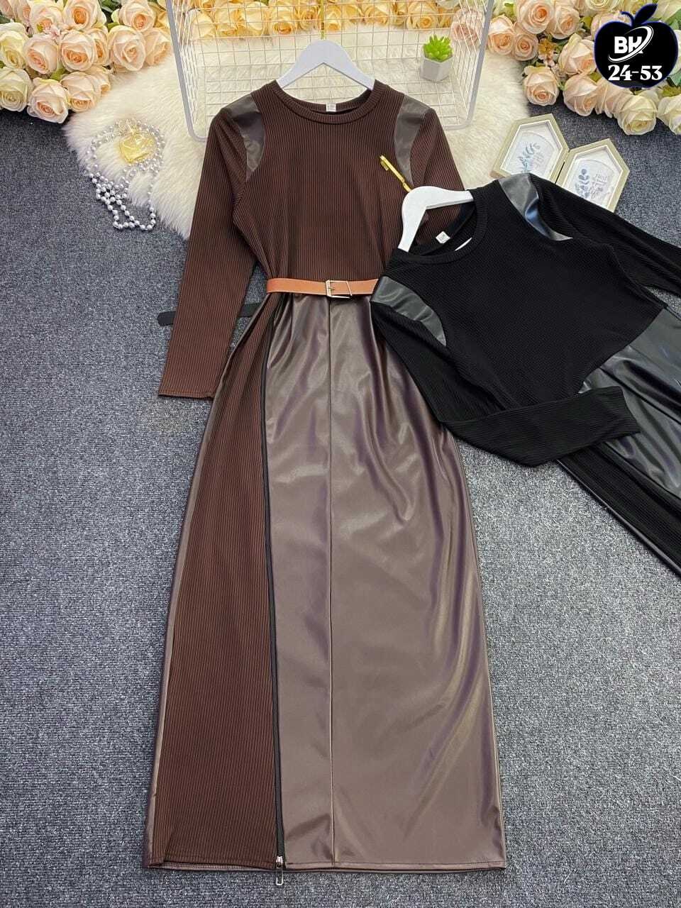 платье женское,кожаный сарафан,юбка из экокожи,платье стильное,кожаный сарафан длинный